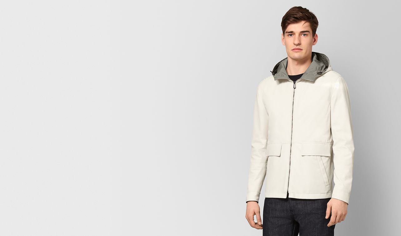 mist lamb/polyester jacket landing