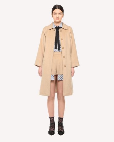 REDValentino Long mohair-blend coat
