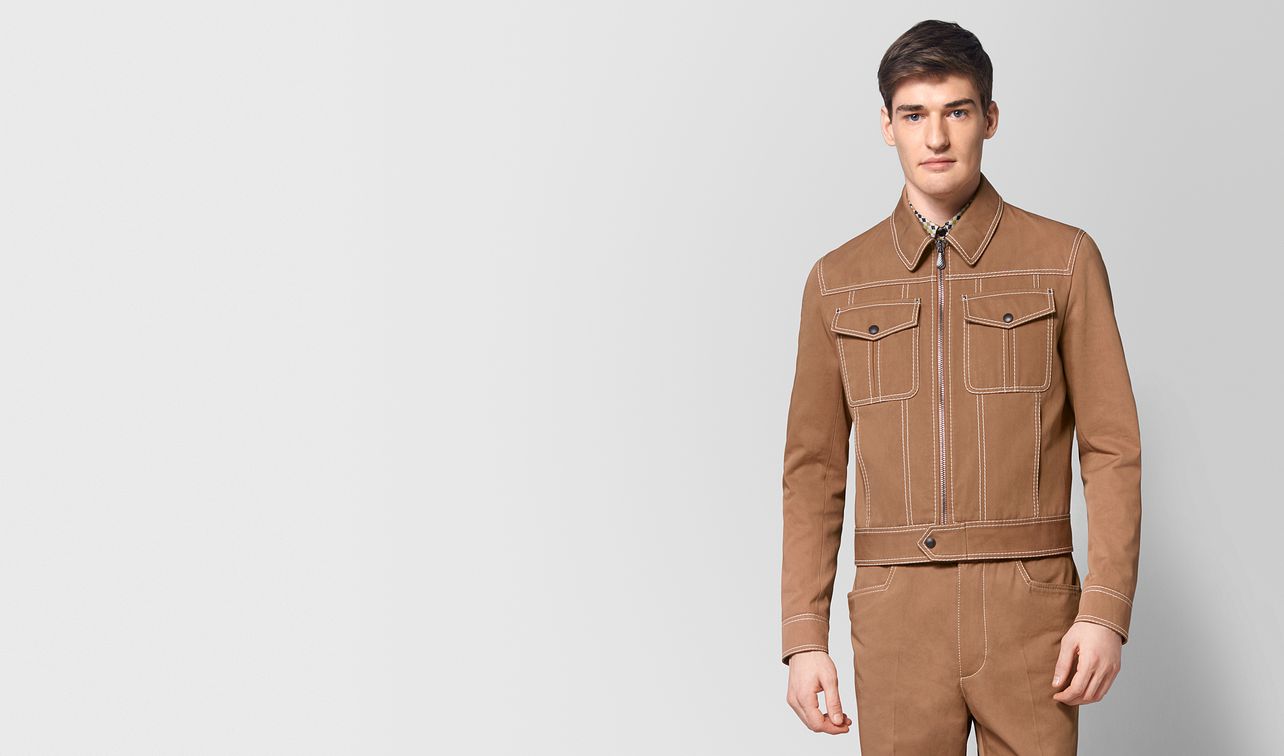 camel cotton jacket landing