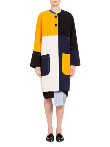 Marni Double-face crepe coat Woman