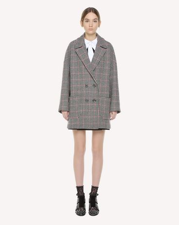 REDValentino Double Windowpane oversize coat