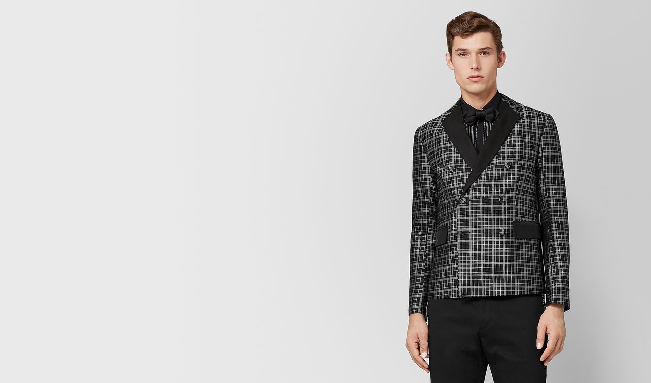 nero/bianco silk jacket landing