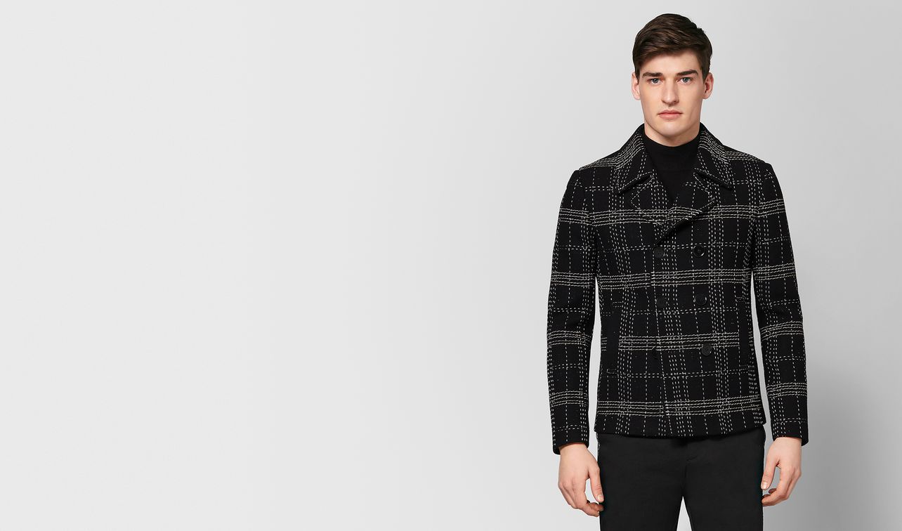 nero embroidered wool jacket landing