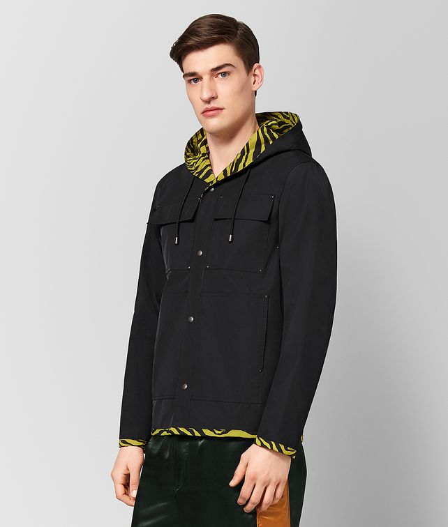 BOTTEGA VENETA NERO/DARK CHAMOMILE NYLON JACKET Outerwear and Jacket Man fp