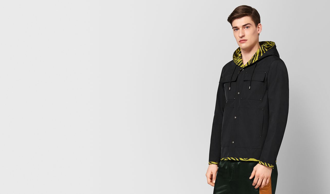 nero/dark chamomile nylon jacket landing