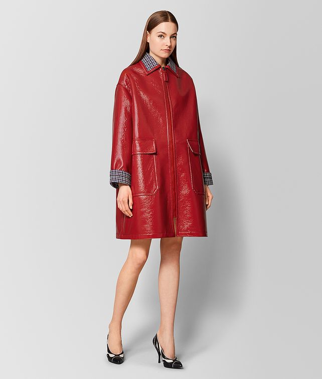 BOTTEGA VENETA CAPPOTTO IN LANA LUCIDA MULTICOLOR Outerwear e giacca Donna fp