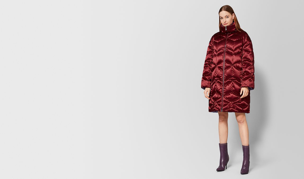 baccara rose silk coat landing