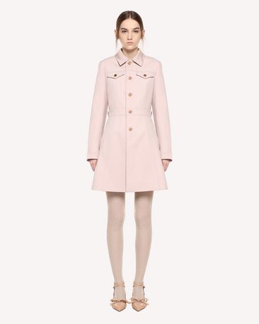 REDValentino Wool cloth denim-style coat