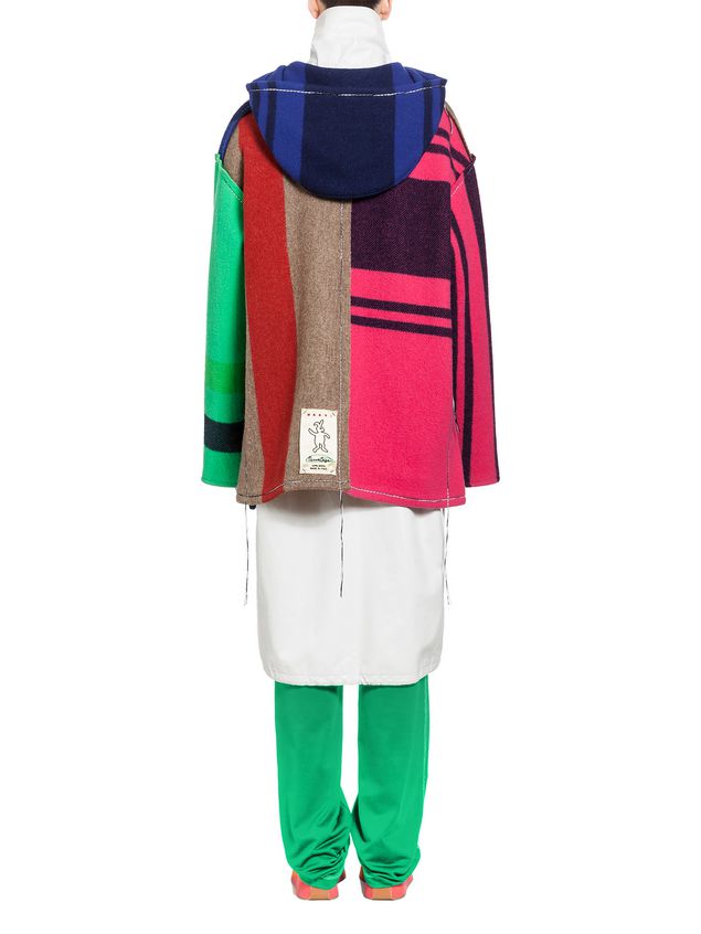 Coat Marni Coat in yarn-dyed wool Woman
