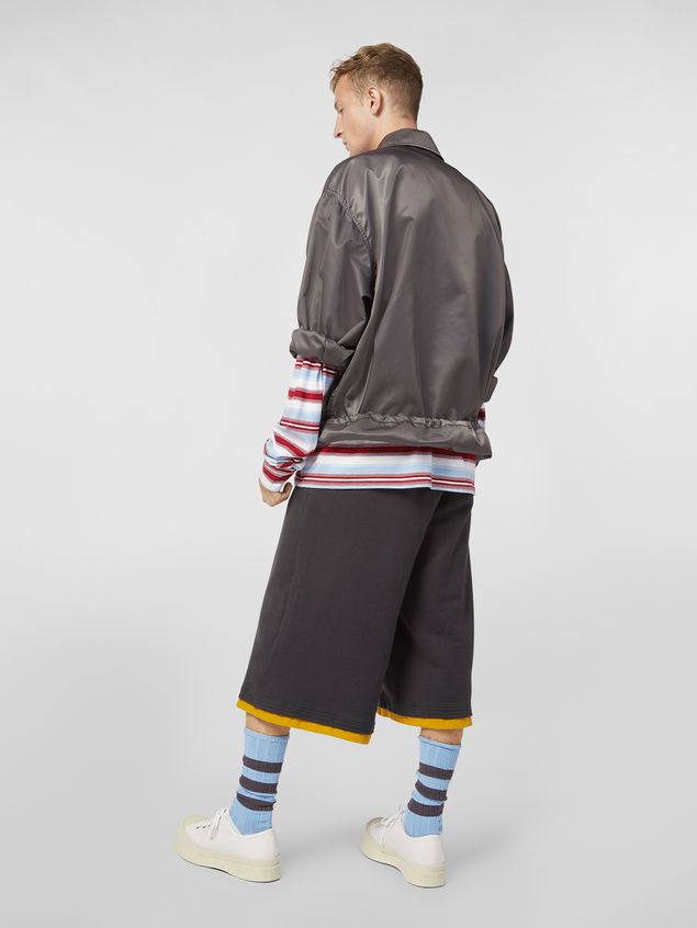 Sporty Jacket Marni Bomber jacket in nylon gray Man