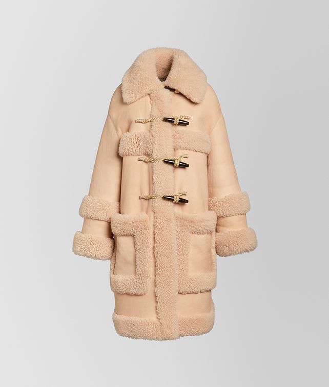 BOTTEGA VENETA COAT IN SHEARLING Outerwear and Jacket Woman fp