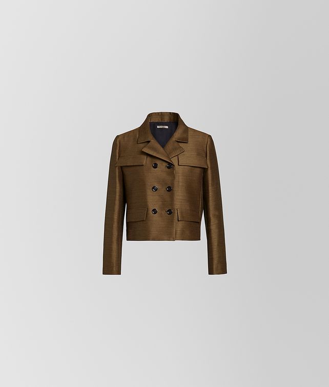 BOTTEGA VENETA JACKET IN WOOL AND SILK Outerwear and Jacket Woman fp