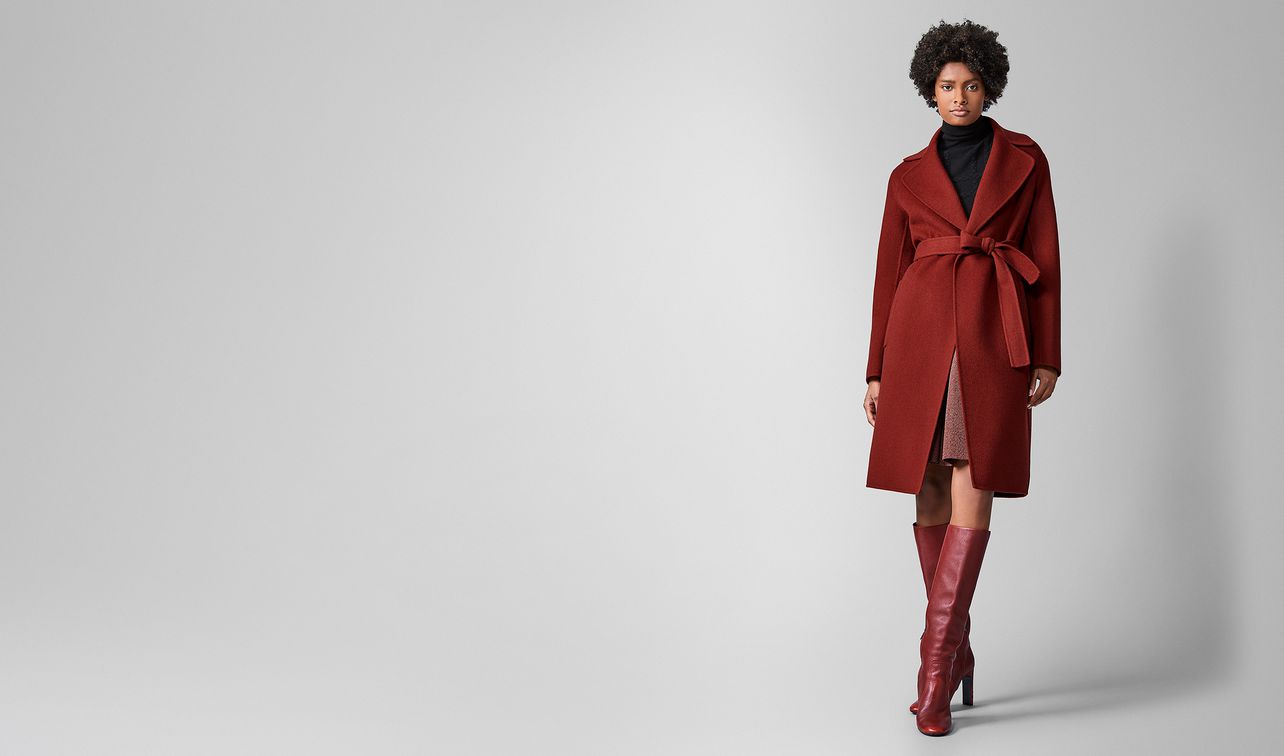 coat in double cashmere landing