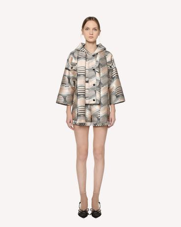 REDValentino Floating Moons brocade jacket