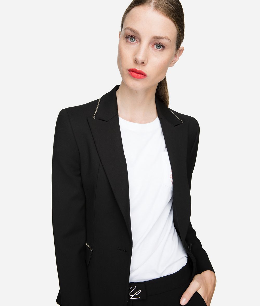 KARL LAGERFELD Fitted Blazer Jacket Woman f