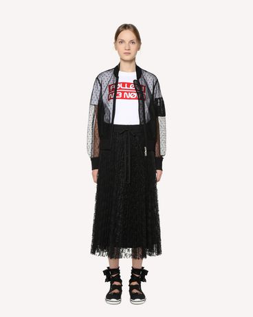 REDValentino Point d'Esprit Tulle bomber