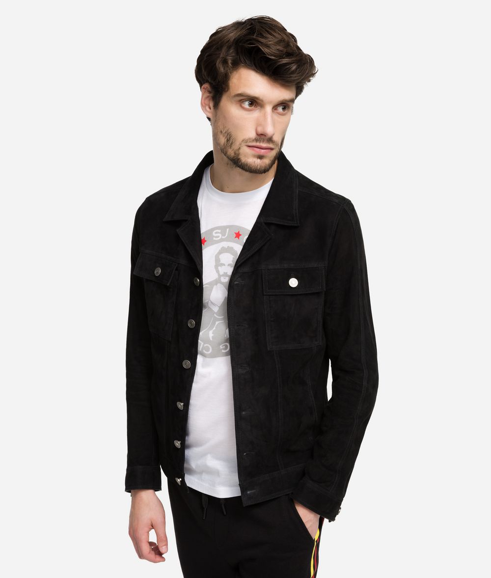 KARL LAGERFELD Suede Jacket Jacket Man f