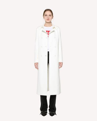 REDValentino Techno Peacoat long coat