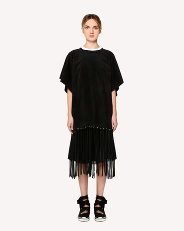 REDValentino Suede poncho