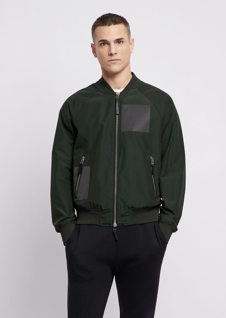 emporio armani reflective jacket