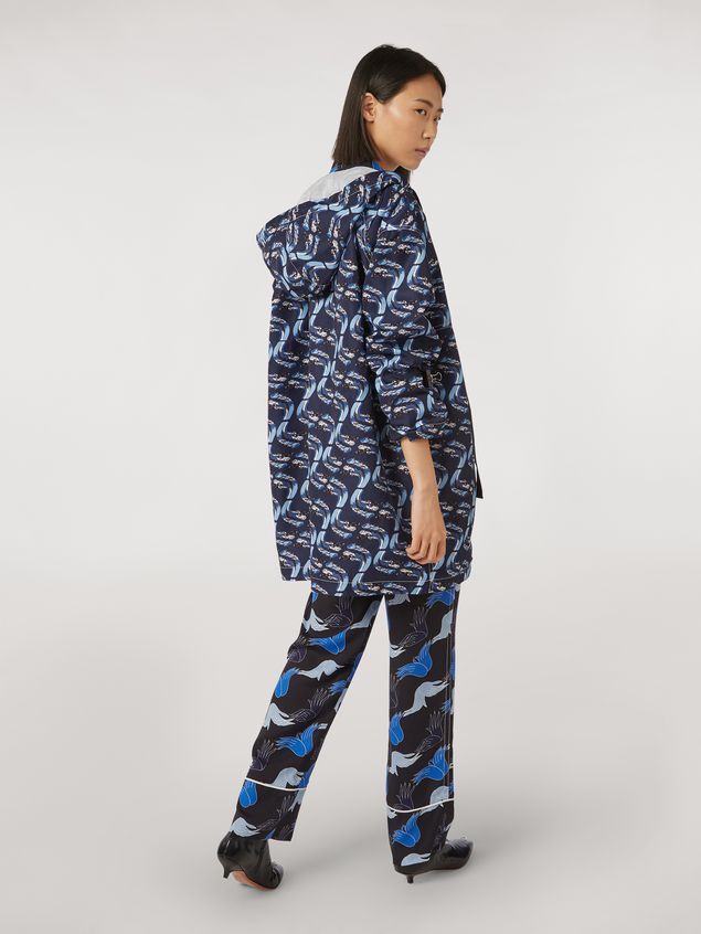 Sporty Jacket Marni Jacket in faille Firebird print by Bruno Bozzetto Woman