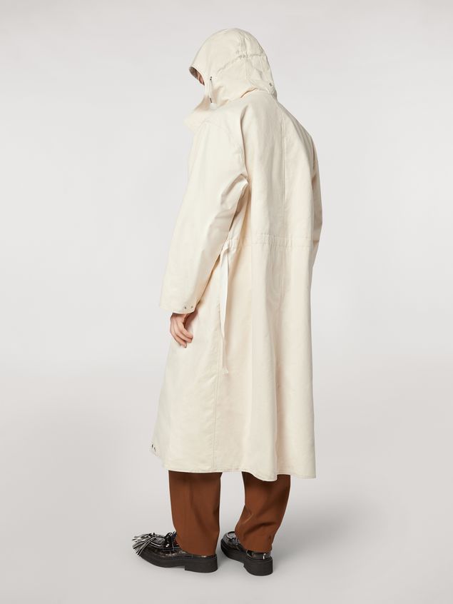 Coat Marni Compact cotton canvas reversible coat Man