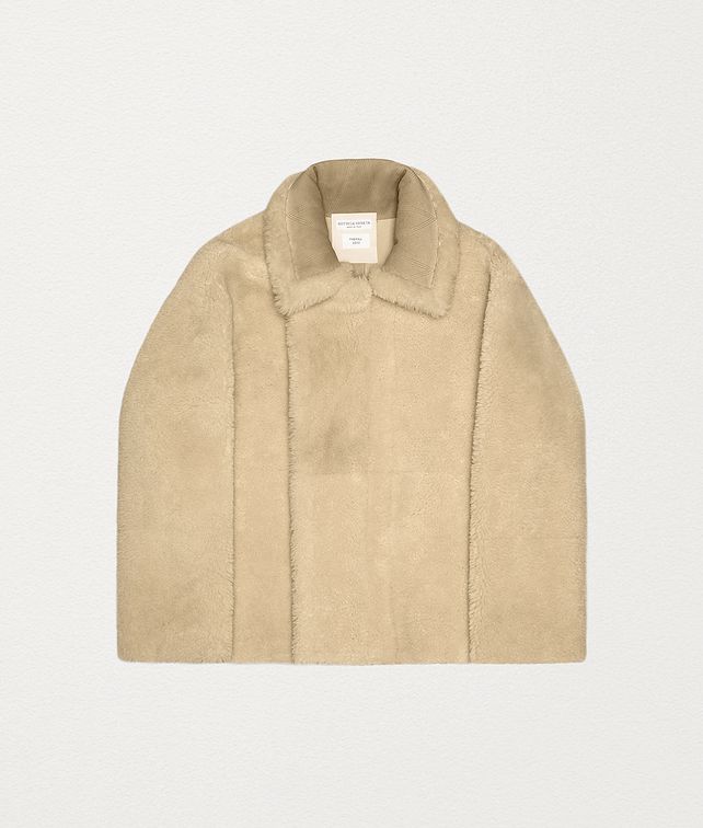 BOTTEGA VENETA CABAN IN SHEARLING Outerwear e giacca Donna fp