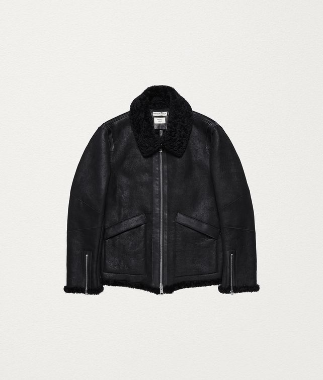 BOTTEGA VENETA AVIATOR JACKET IN SHEARLING Outerwear and Jacket Man fp