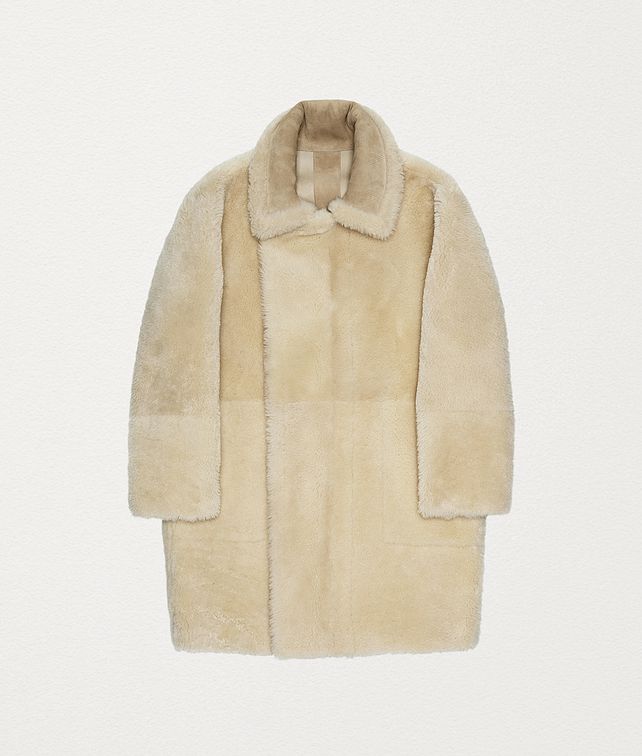 BOTTEGA VENETA COAT IN SHEARLING Outerwear and Jacket Woman fp
