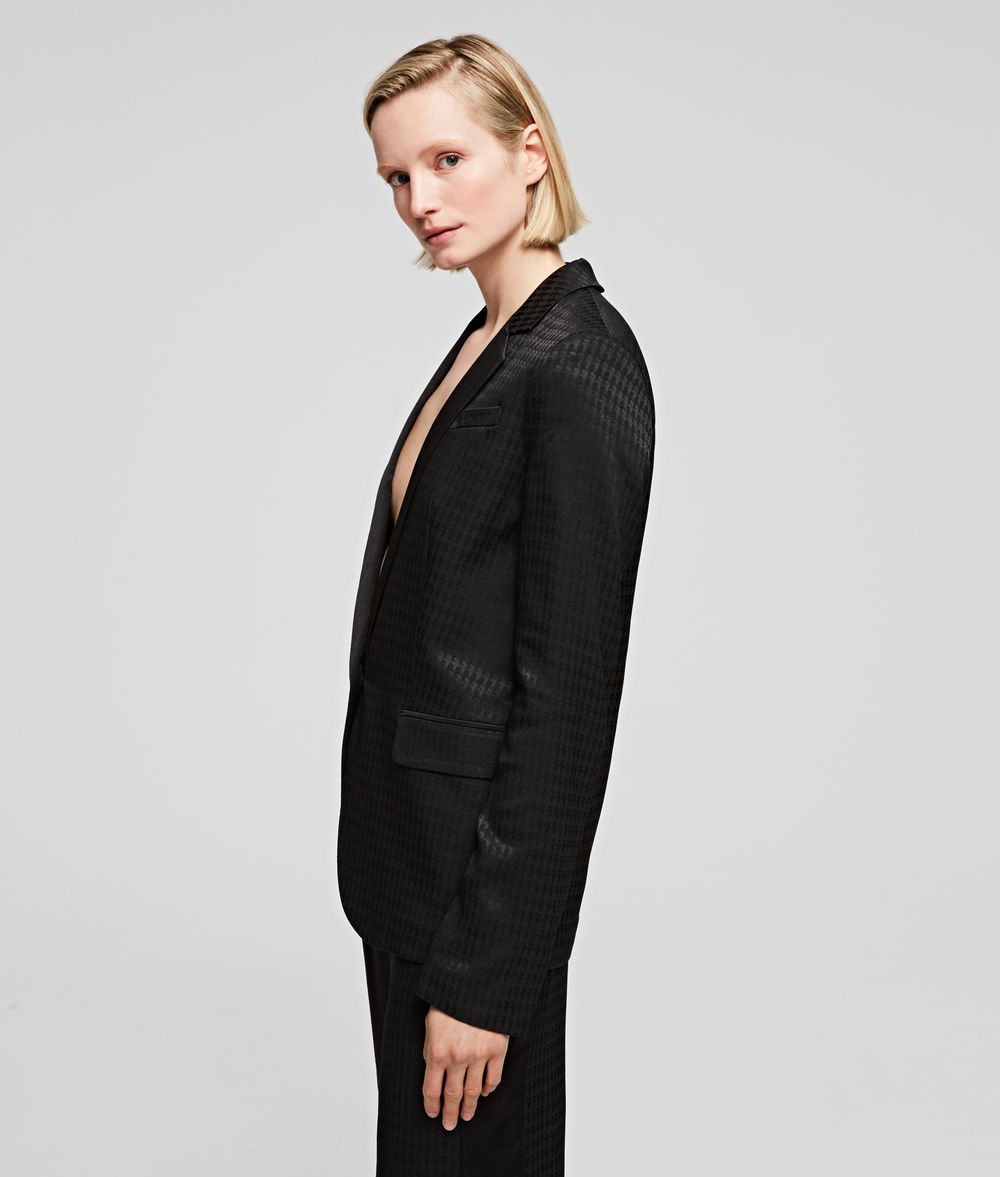 KARL LAGERFELD Cameo Jacquard Jacket Jacket Woman d