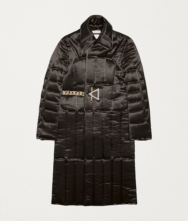 BOTTEGA VENETA COAT IN SATIN Outerwear and Jacket Woman fp