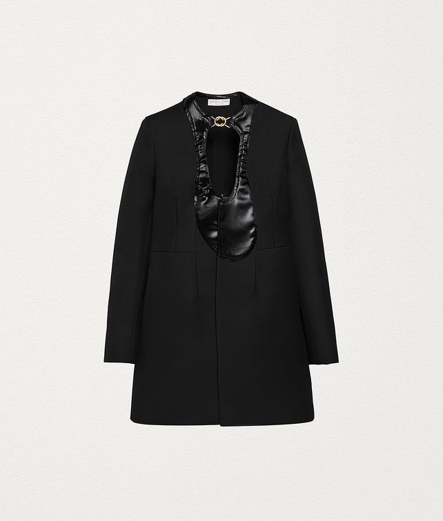 BOTTEGA VENETA COAT IN WOOL BLEND Outerwear and Jacket Woman fp