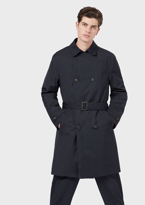 emporio armani trench coat