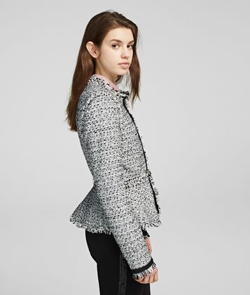KARL LAGERFELD BOUCLÉ JACKET KARL LAGERFELD BOUCLÉ JACKET
