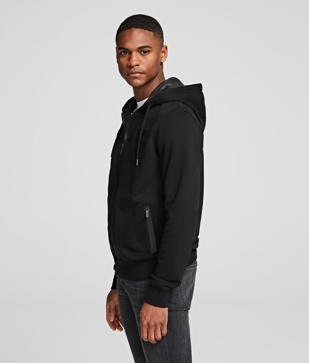 KARL LAGERFELD IKONIK LOGO HOODIE JACKET Jacket Man d