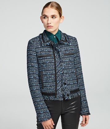 KARL LAGERFELD BOUCLÉ JACKET KARL LAGERFELD BOUCLÉ JACKET