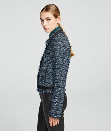 KARL LAGERFELD BOUCLÉ JACKET KARL LAGERFELD BOUCLÉ JACKET