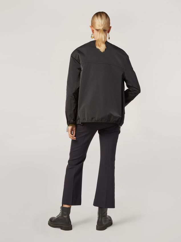 Sporty Jacket Marni Drawstring bomber jacket in techno cotton taffeta Woman