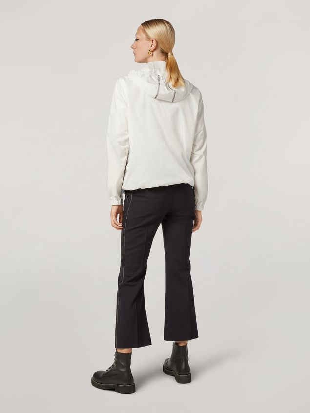 Sporty Jacket Marni Bomber jacket Faces print with drawstring Woman