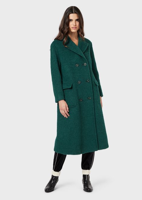 emporio armani green coat