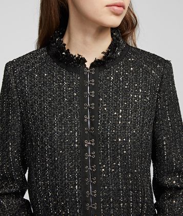 KARL LAGERFELD SPARKLE BOUCLÉ JACKET KARL LAGERFELD SPARKLE BOUCLÉ JACKET