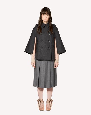 REDValentino Wool melange cape