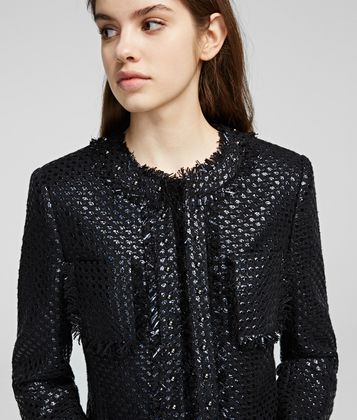 KARL LAGERFELD KARL'S TREASURE BOUCLÉ JACKET KARL LAGERFELD KARL'S TREASURE BOUCLÉ JACKET