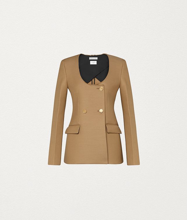 BOTTEGA VENETA JACKET IN WOOL Outerwear and Jacket Woman fp