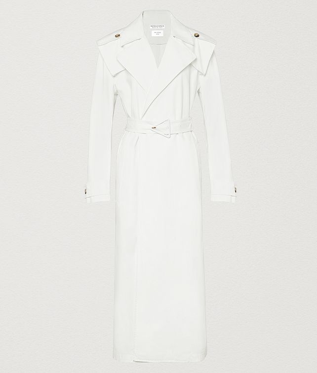 BOTTEGA VENETA TRENCH IN COTTON CANVAS Outerwear and Jacket Woman fp
