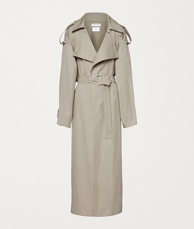 BOTTEGA VENETA COAT IN COTTON Outerwear and Jacket Woman fp
