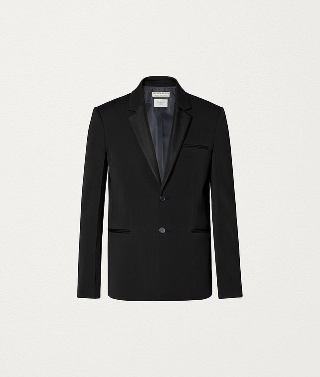 BOTTEGA VENETA TUXEDO JACKET IN COMPACT WOOL Outerwear and Jacket Man fp
