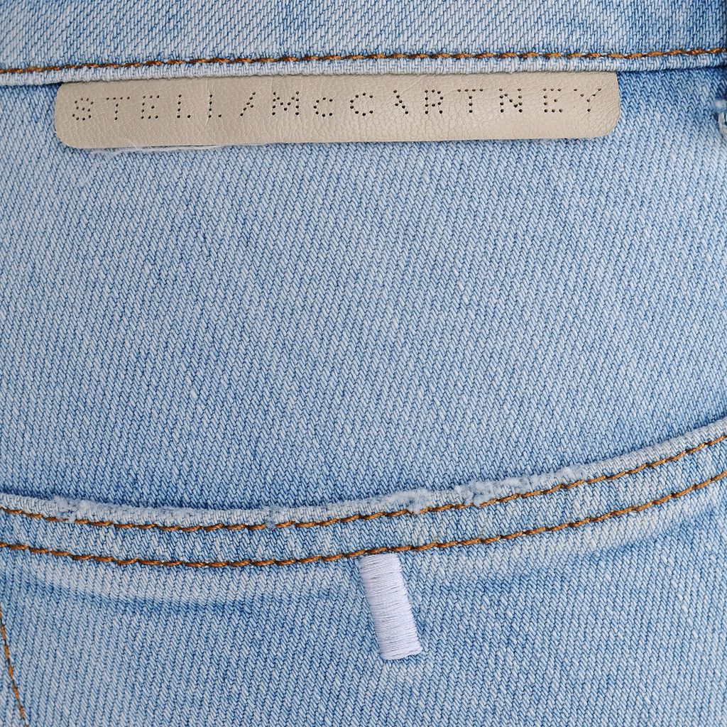 Sun Faded Blue Skinny Kick Jeans Women's Stella McCartney