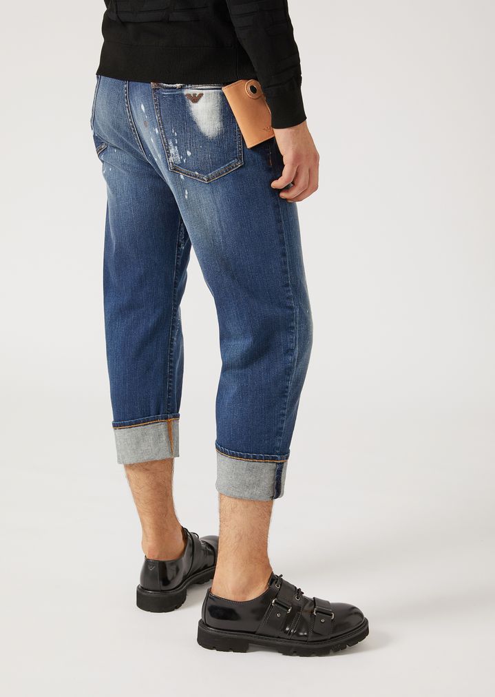 armani jeans loose fit