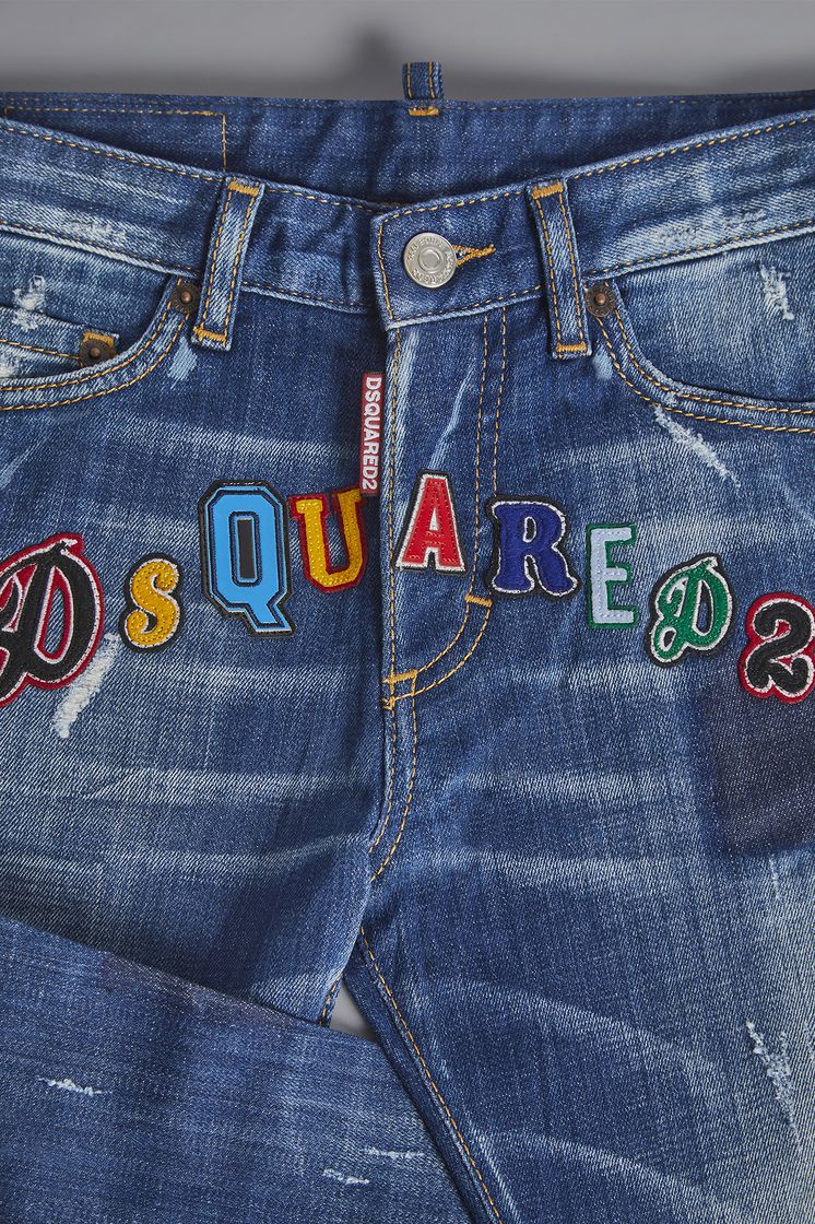 dsquared jeans patches